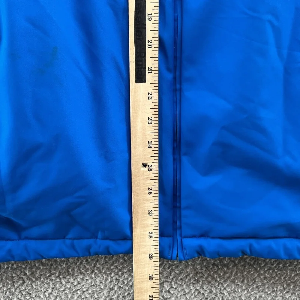 KJUS Ski Jacket Mens Large Blue Dermizax EV‎ Thinsulate Hooded Waterproof Snow